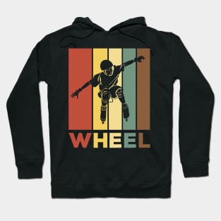 Vintage Rollerblades Gift Roller Skating Hoodie